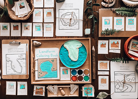 Landforms pack ftl of homeschooling