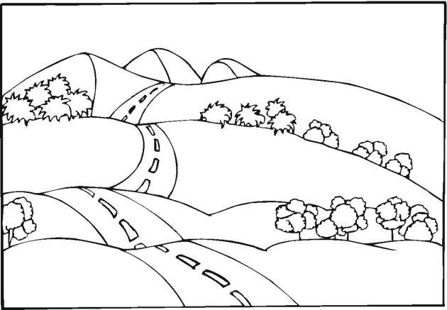 Free landscape coloring pages coloring pages coloring pictures free coloring pages