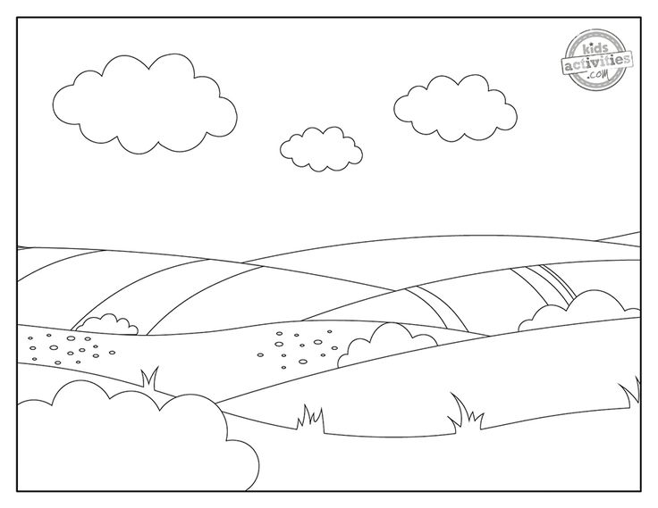 Printable landscape coloring pages for kids coloring pages flower coloring pages coloring pages for kids