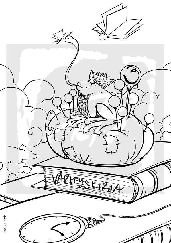 Teija rusila art coloring book