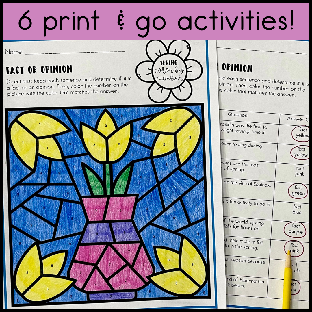St patricks day coloring pages language arts color by number made by teachers