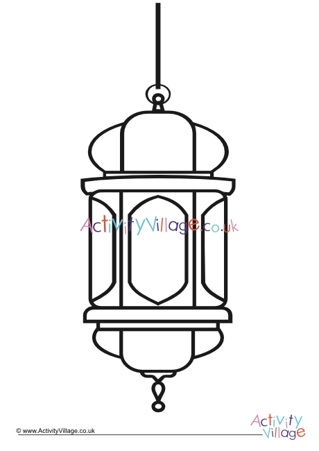 Eid lantern louring page