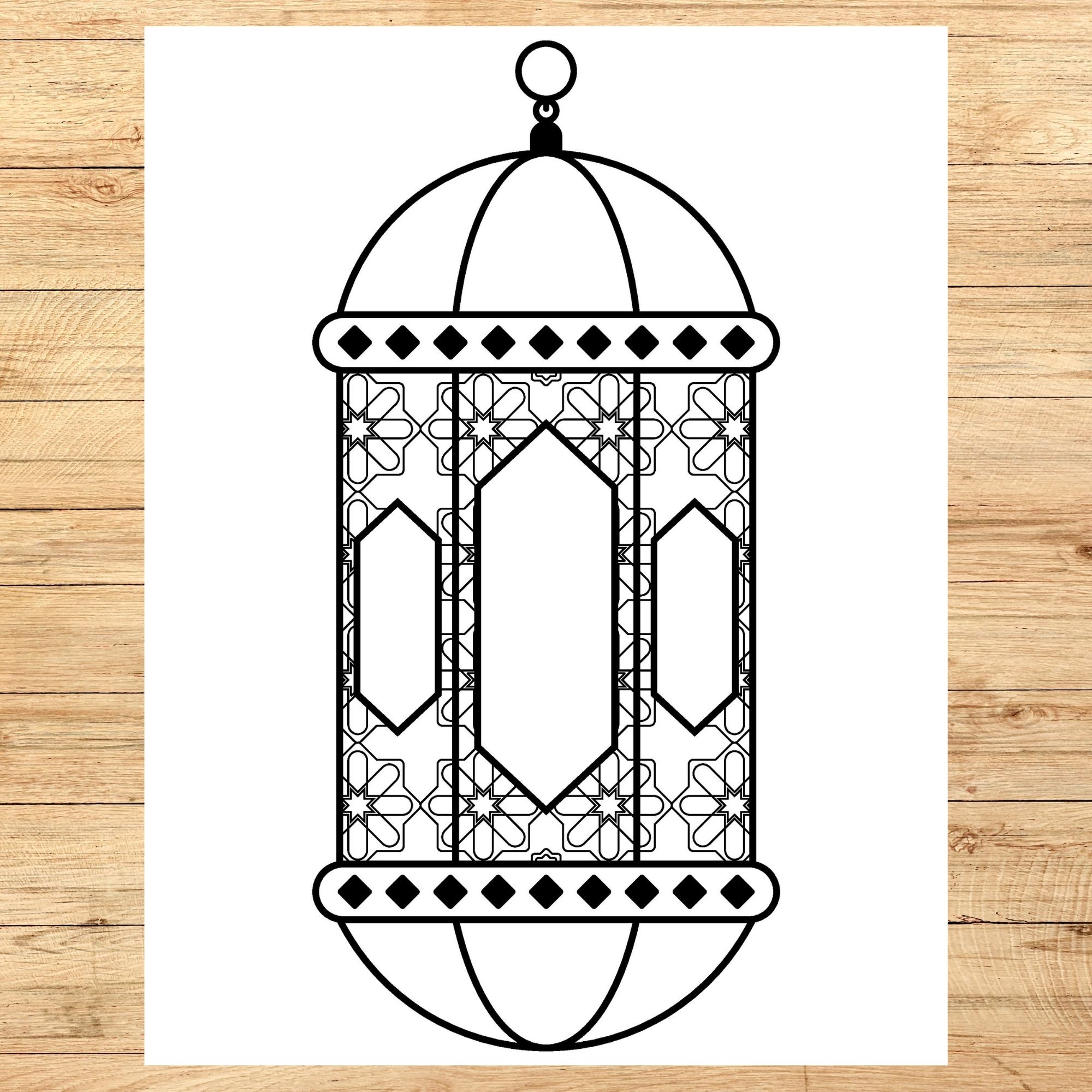 Ramadan lanterns coloring pages ramadan lanterns decoration made by teachers