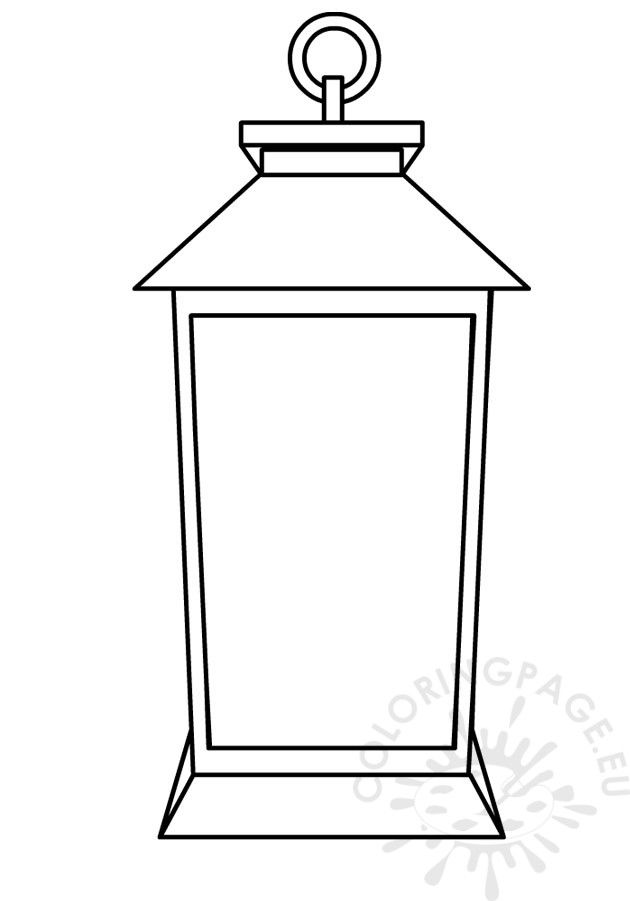 Christmas lantern template coloring page lantern template christmas lanterns lanterns