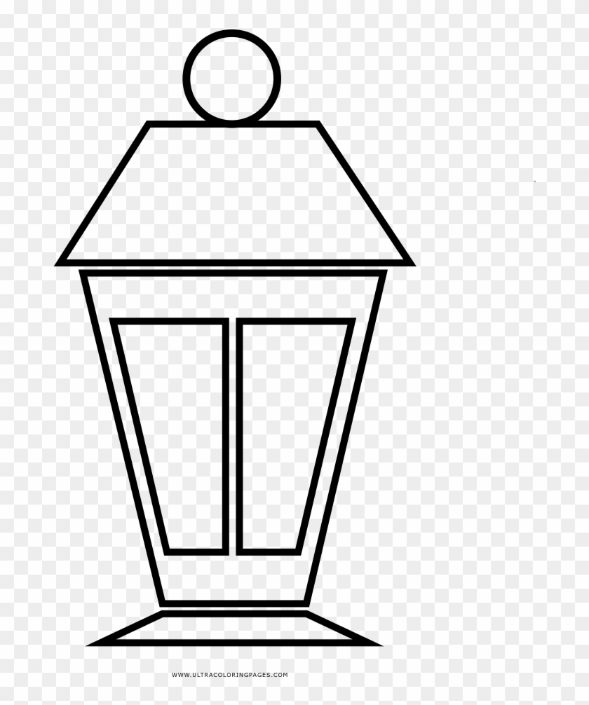 Ramadan lantern coloring page