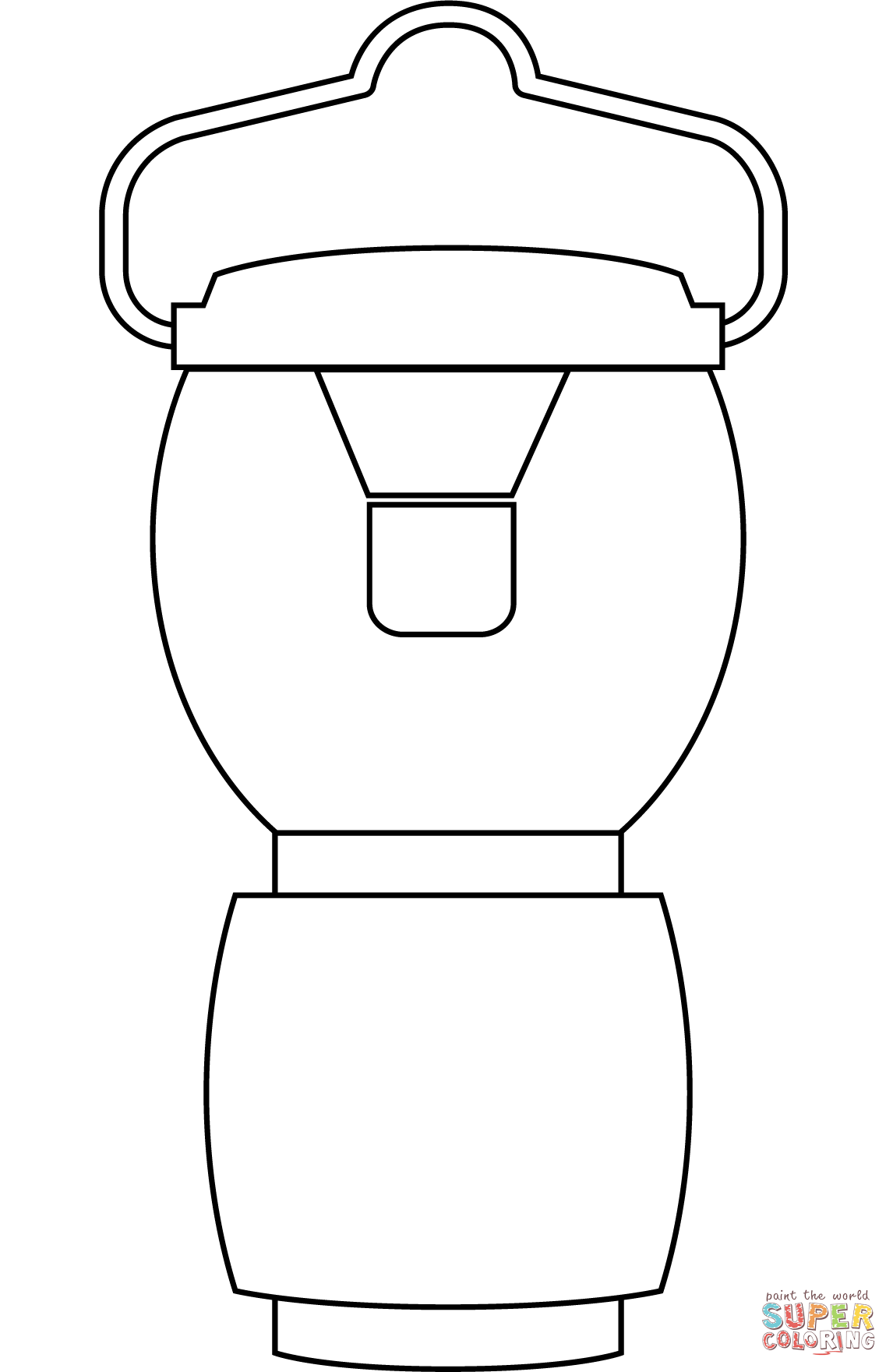 Camping lantern coloring page free printable coloring pages