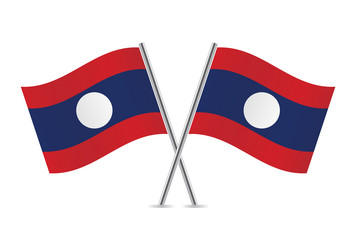 Free laos flags lao vector images