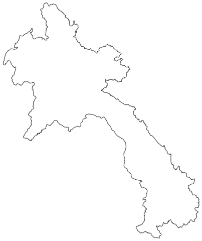 Outline map of laos coloring page free printable coloring pages