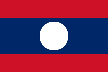 Coloring page for the flag of laos
