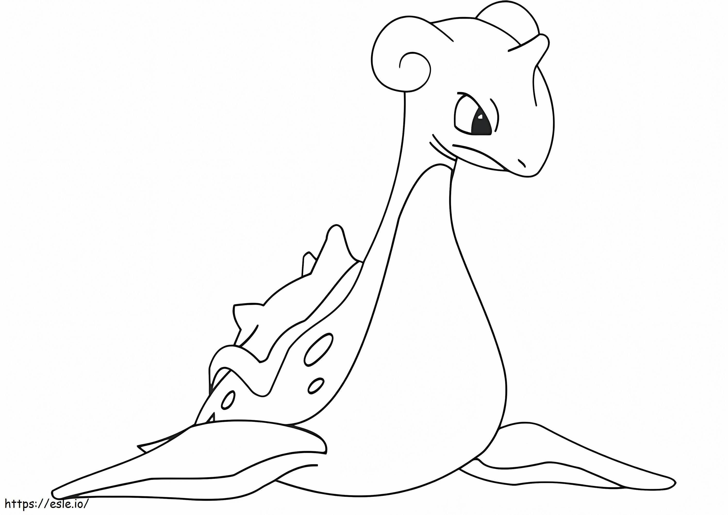Lapras coloring page