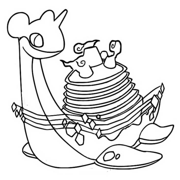 Coloring page gigantamax pokãmon gigantamax lapras