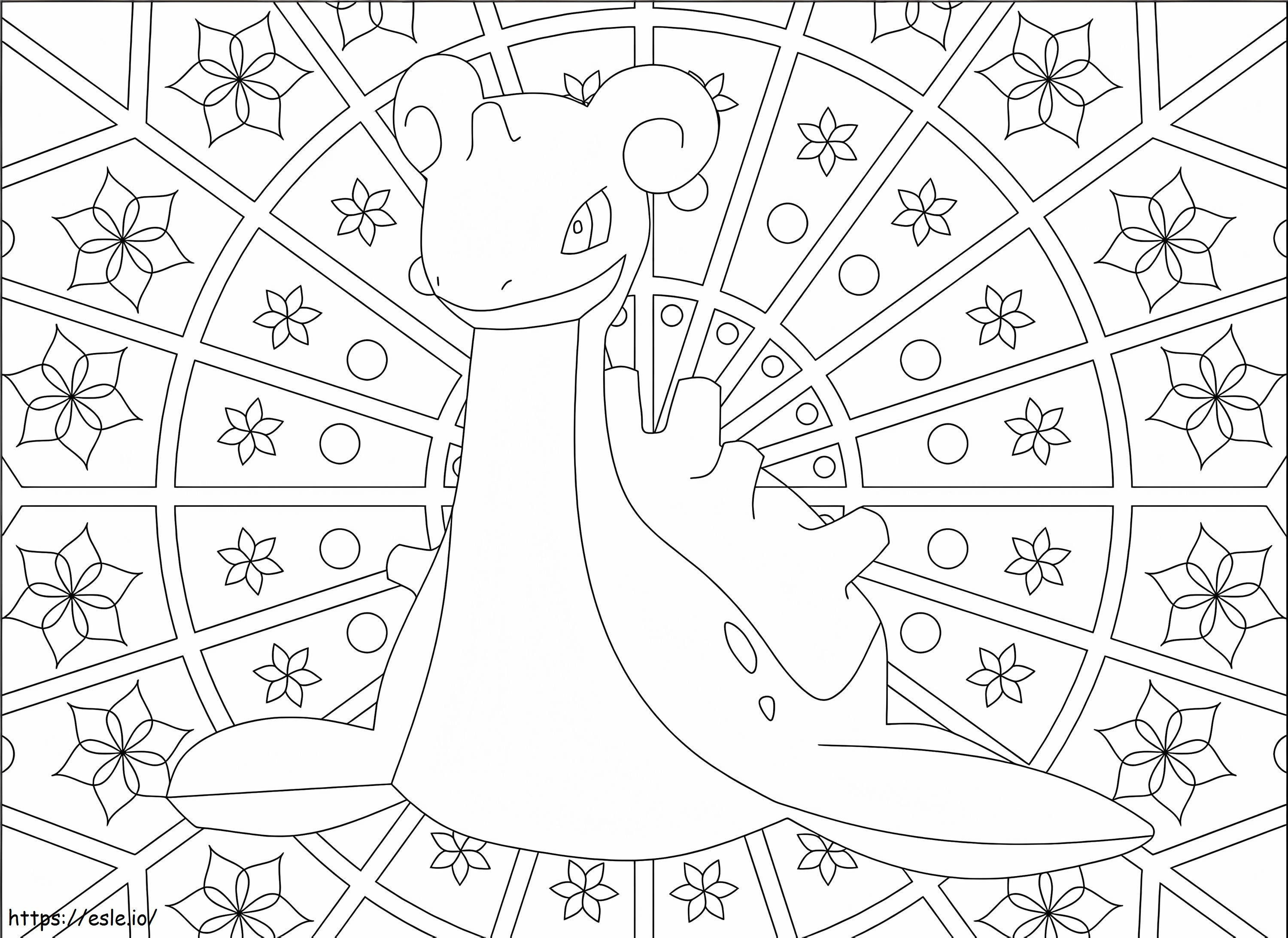 Lapras coloring page