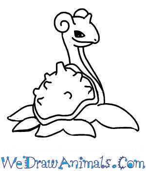 How to draw lapras pokemon
