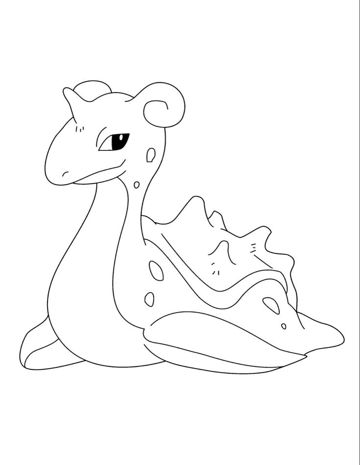 Lapras pokemon coloring pages pokemon coloring dragon coloring page