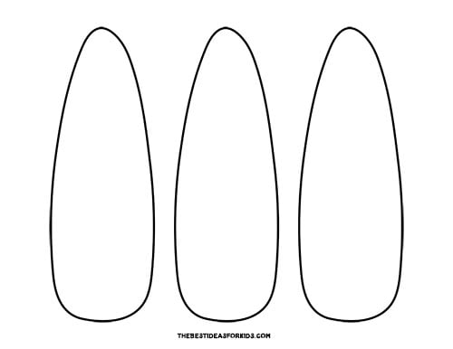 Turkey feather template free printables