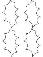 Patterns and templates for coloring and easy crafts for preschool