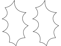 Patterns and templates for coloring and easy crafts for preschool