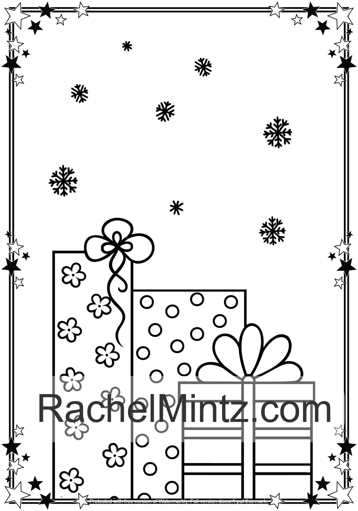 Large print christmas