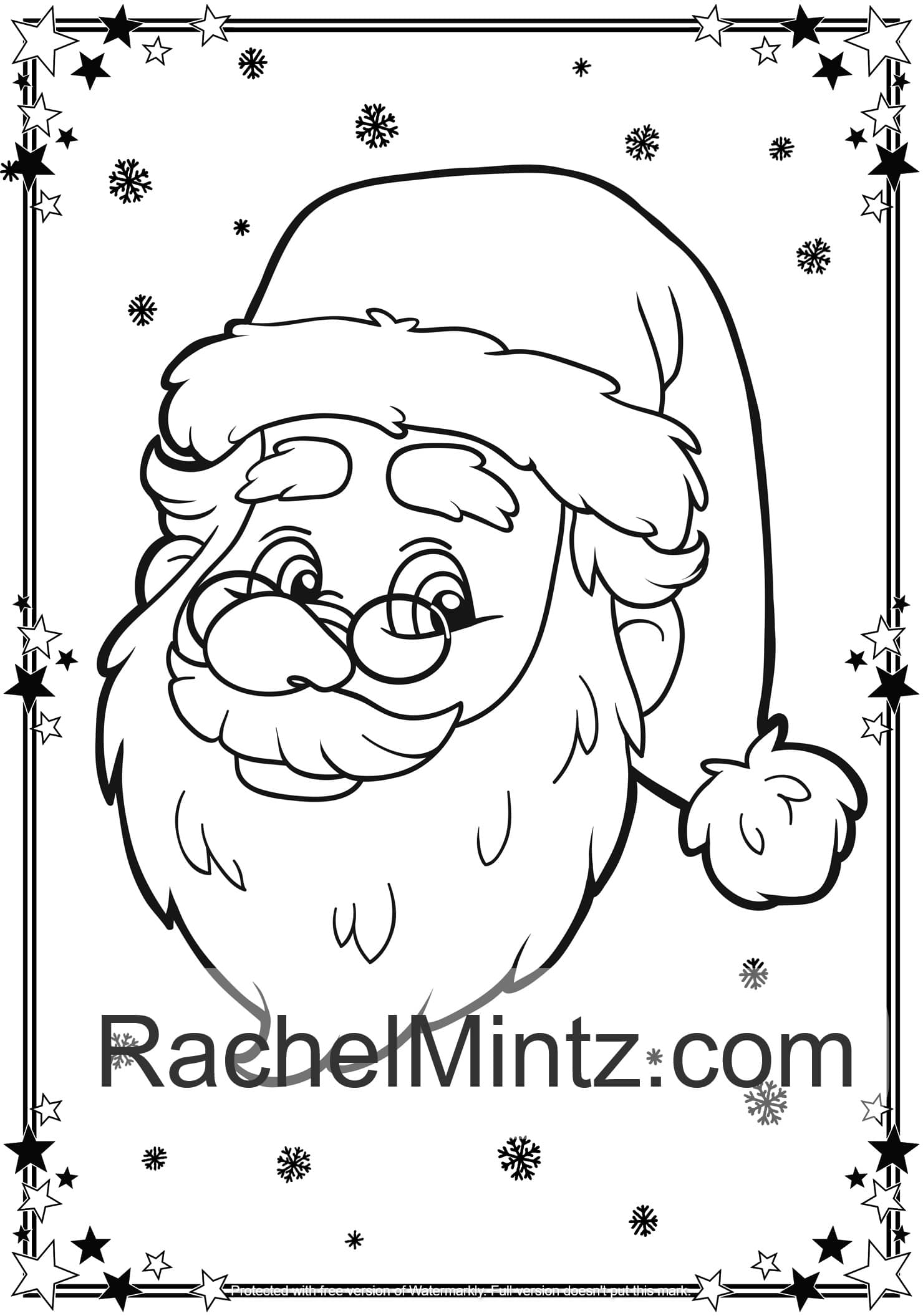 Large print christmas