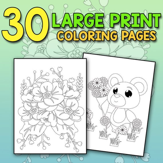Best value large print coloring book of spring an easy and simple coloring book for kids teen and adults of spring with flowers butterflies