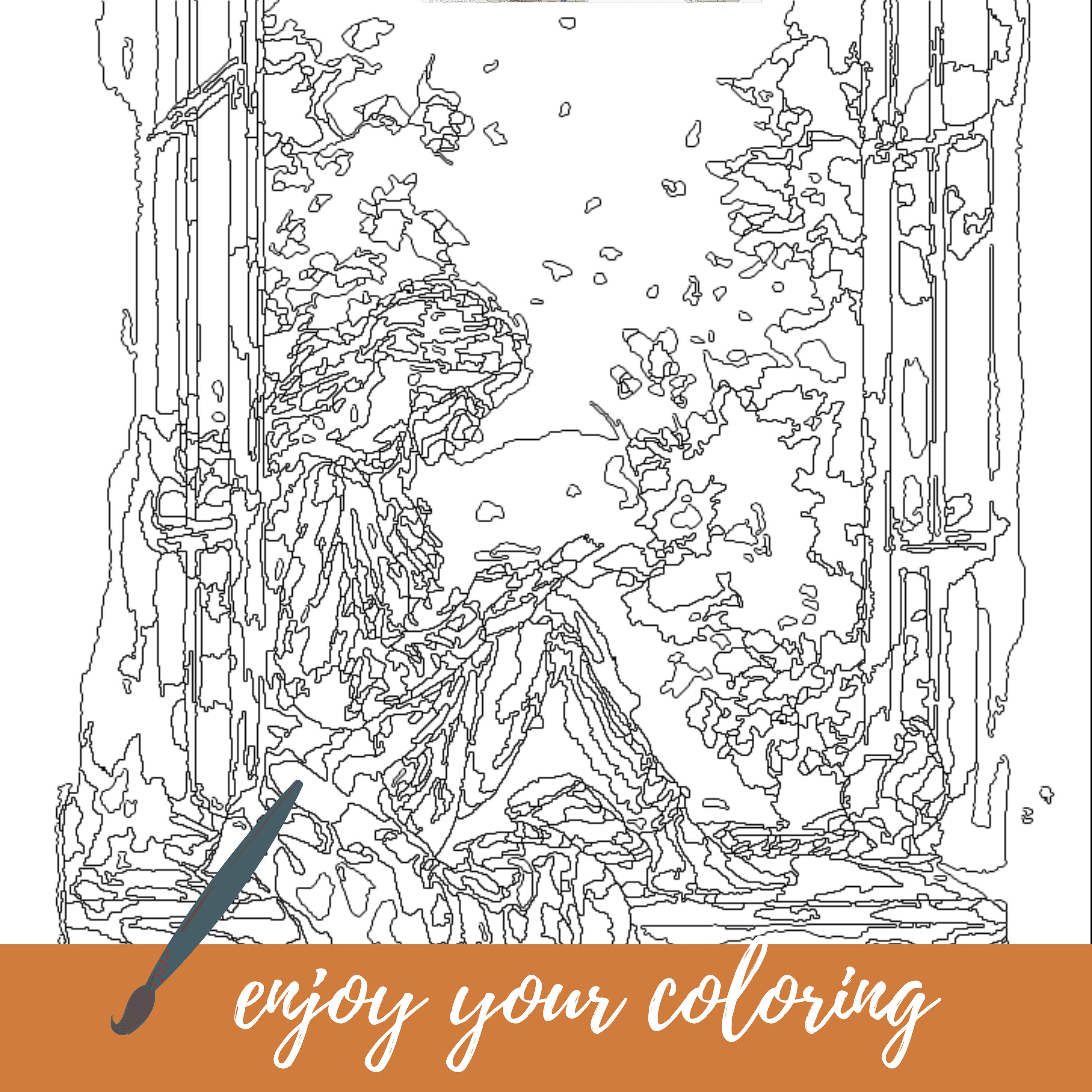 Color by number for adult paint by number printable fall woman coloring pages sheets digital downloadadvanced detailed book