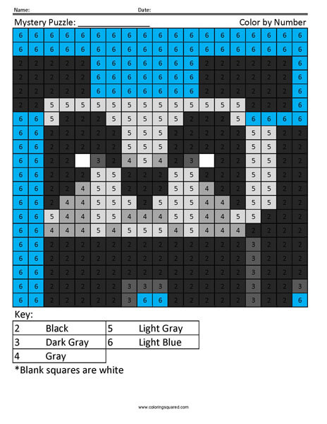 Minecraft color by number