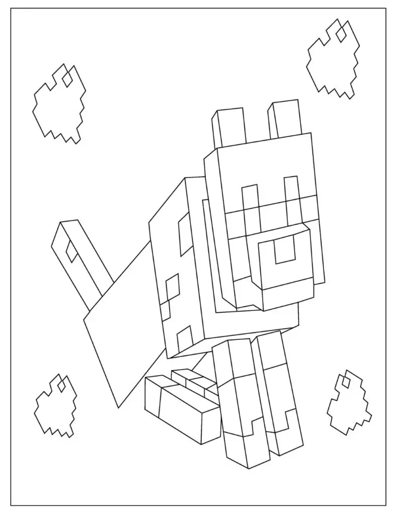 Free minecraft coloring pages for download printable pdf