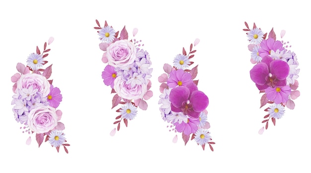 Page larkspur watercolor images