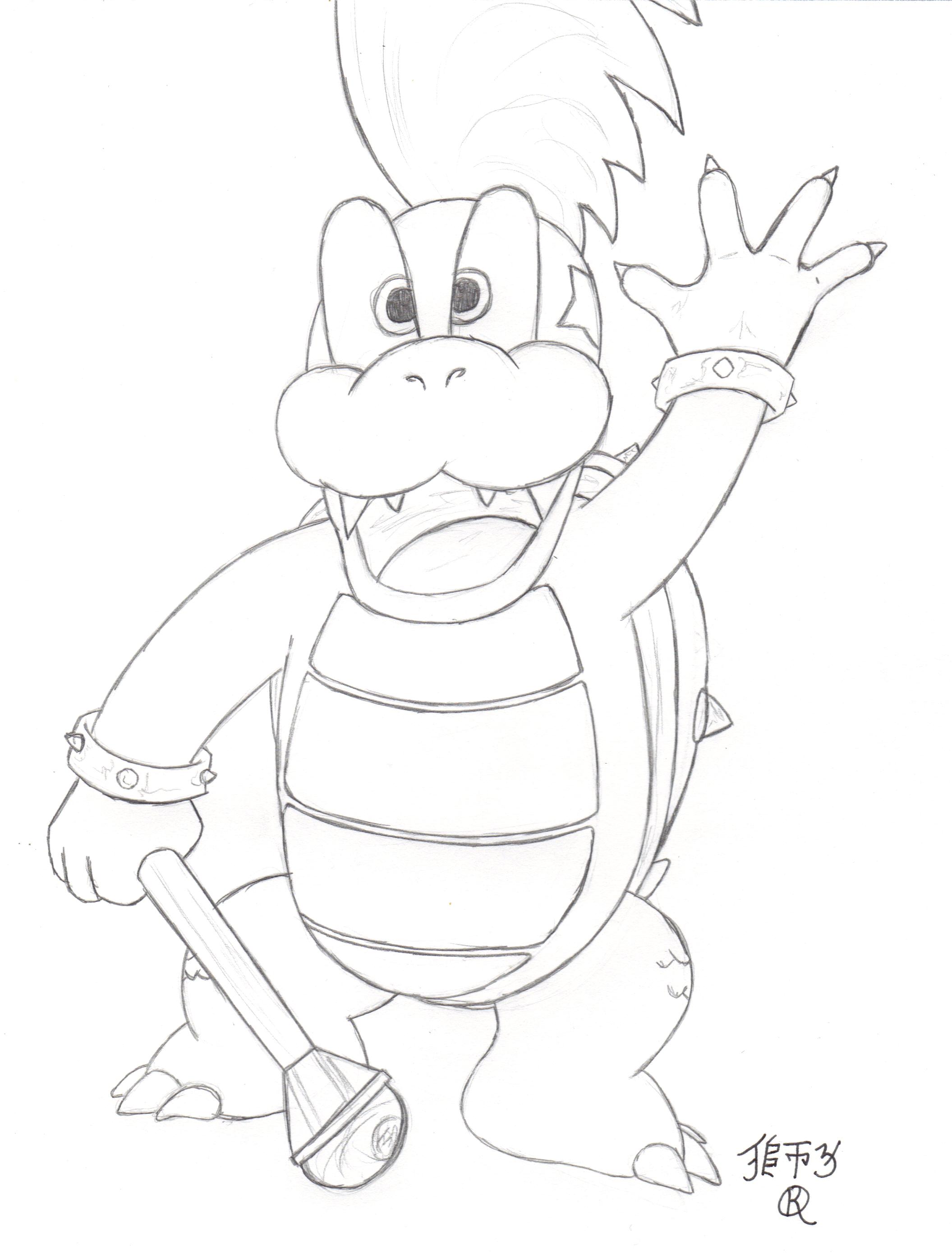 Say hi back to larry koopa by lionofdemise on