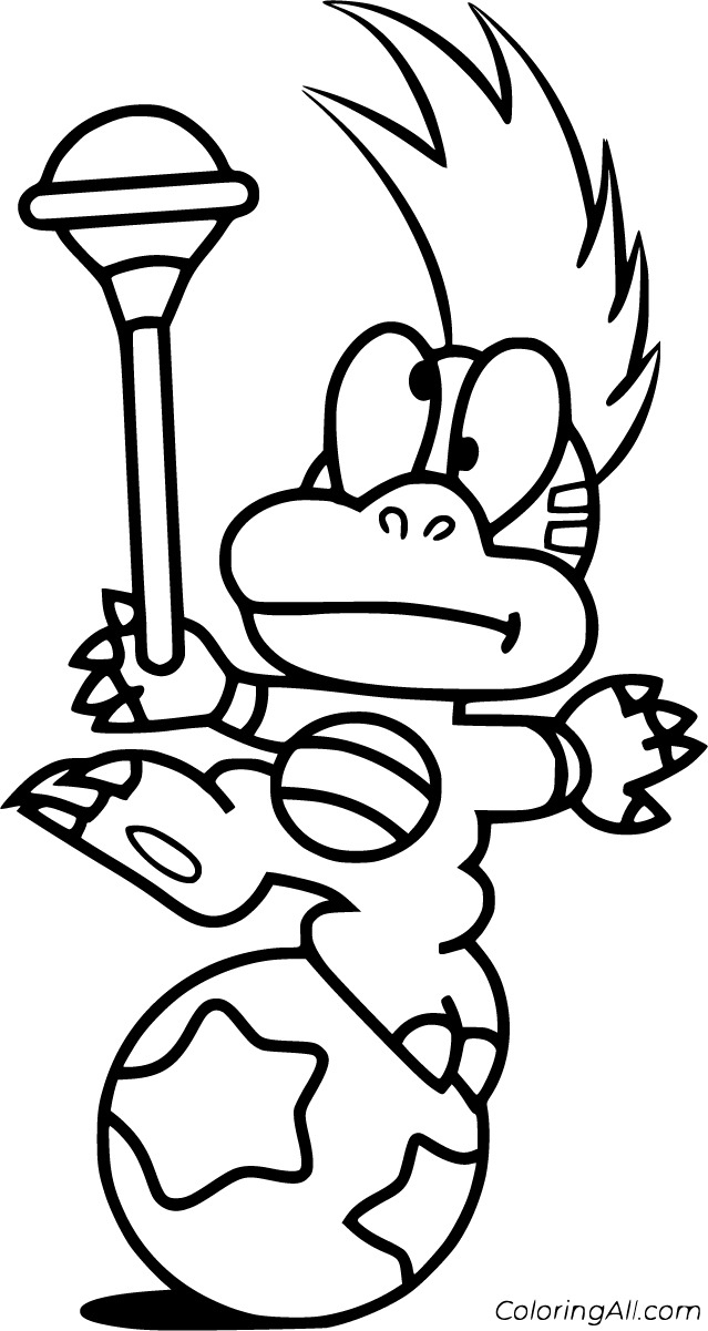 Koopalings coloring pages