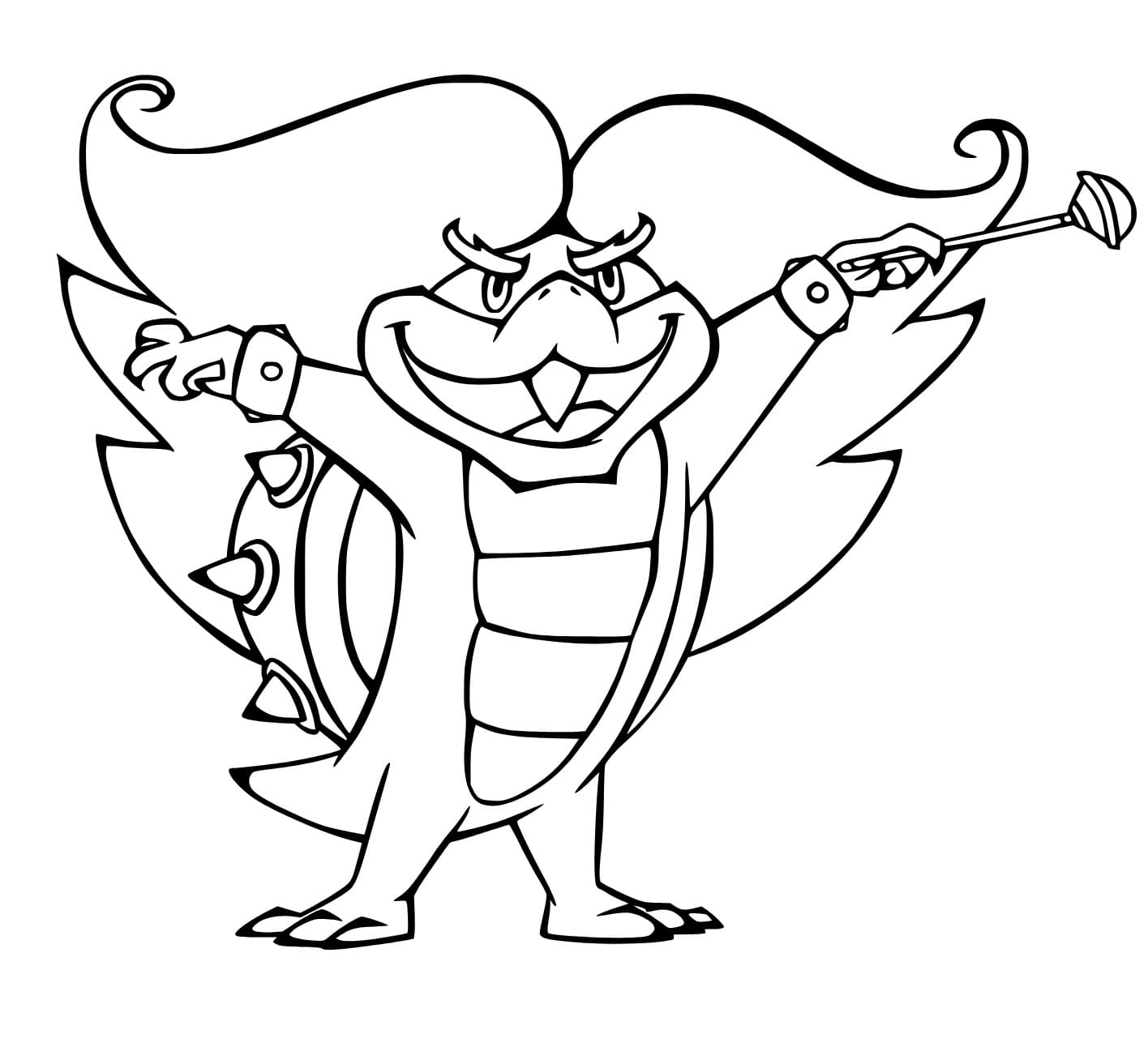 Ludwig von koopa coloring page