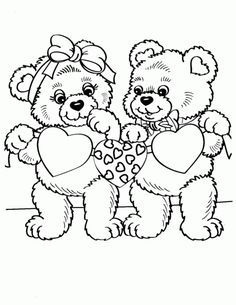 Dibujos de amor â imãgenes de amor bonitas para colorear o dibujar bear coloring pages valentine coloring pages teddy bear coloring pages