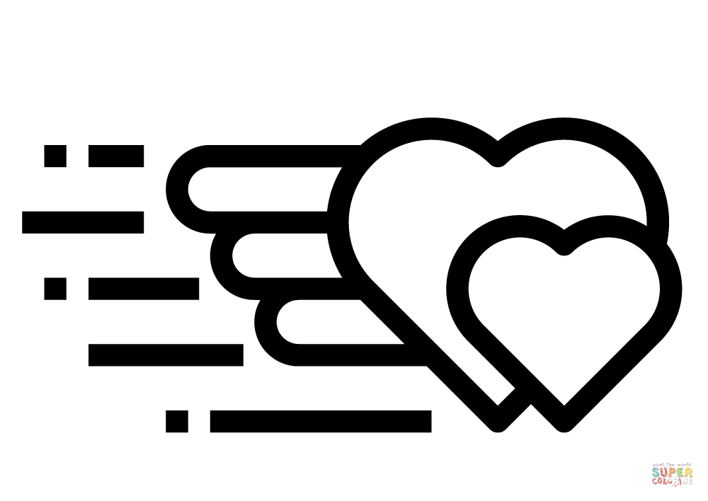 Dibujo de mensaje de amor de san valentãn para colorear dibujos para colorear imprimir gratis