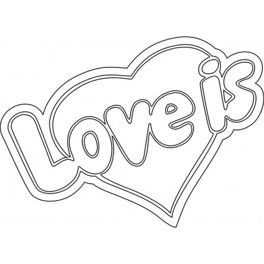 Dibujos de amor adorables colorear imãgenes