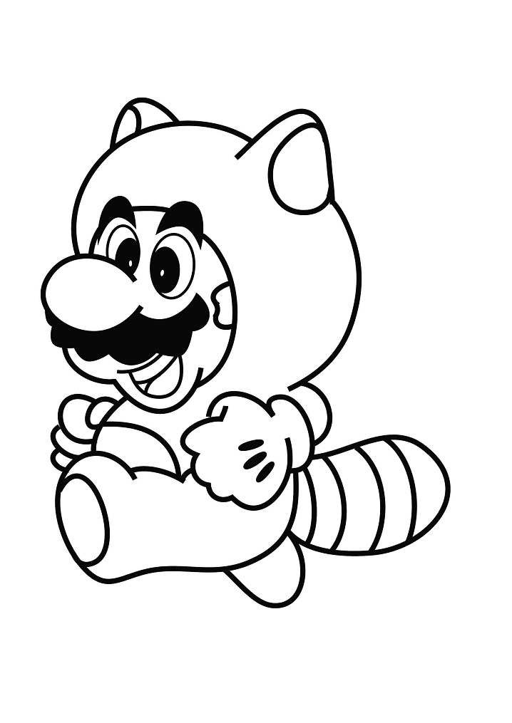 Dibujos de mario disfrazado para colorear pintar e imprimir