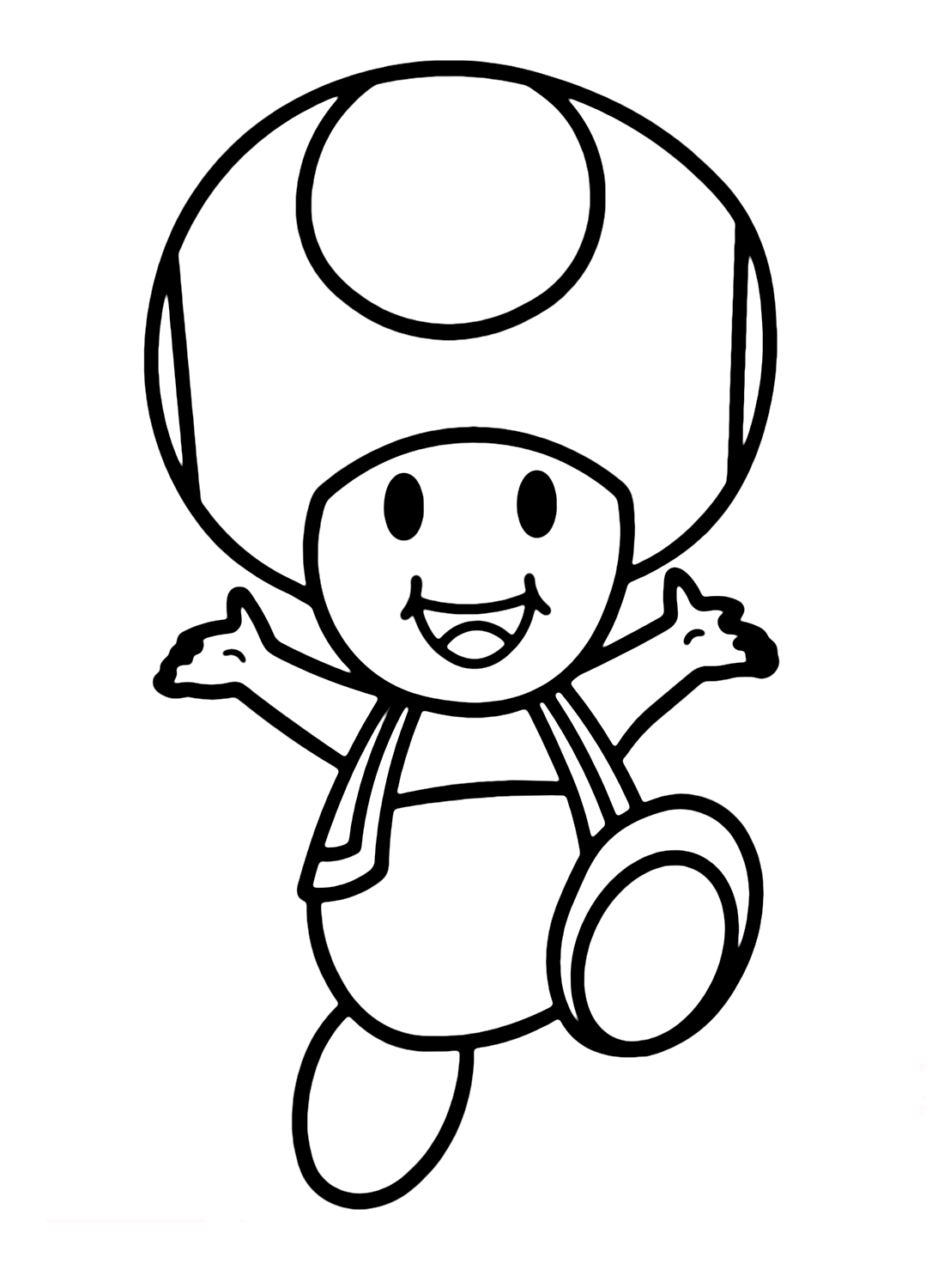 Imãgenes de sapo mario para colorear
