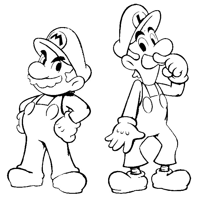 Coloring page super mario bros video games â printable coloring pages