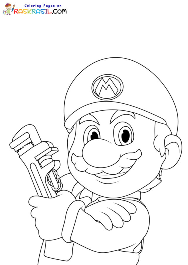Dibujos mario bros para colorear