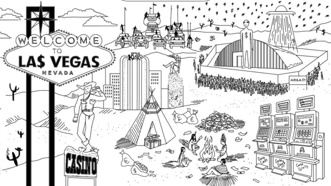 Print las vegas coloring page