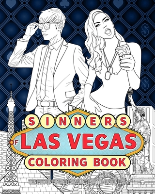 Sinners of las vegas coloring book the city of sin and gambling capitol of the usa paperback murder by the book