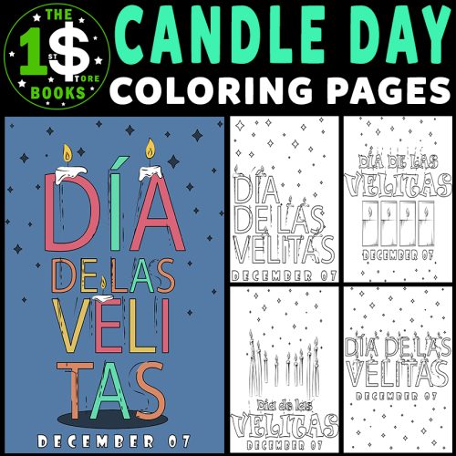 World candle day coloring pages dãa de las velitas dãcembre coloring sheets made by teachers