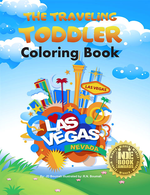 Las vegas childrens coloring book thetravelingtoddler