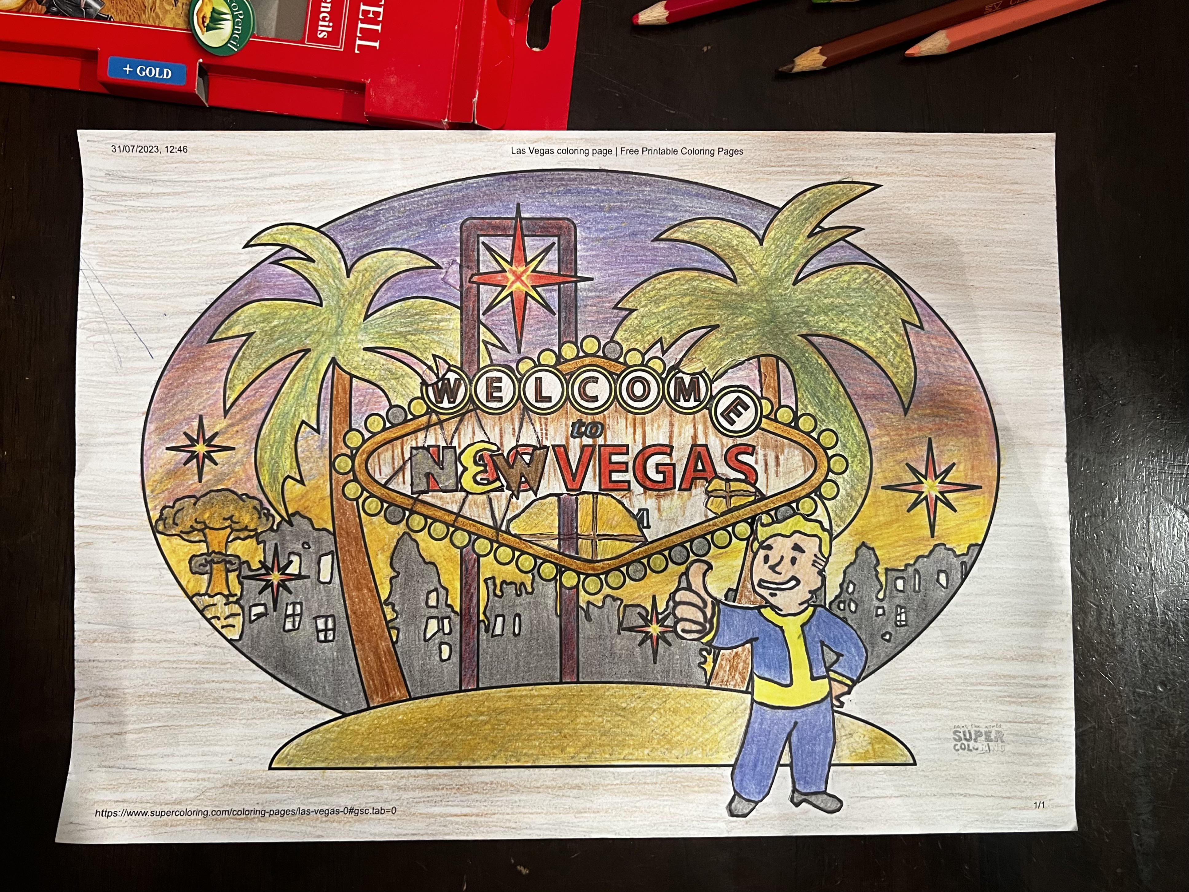 My office is doing a vegas themed coloring petition i couldnt help myself rfalloutnewvegas