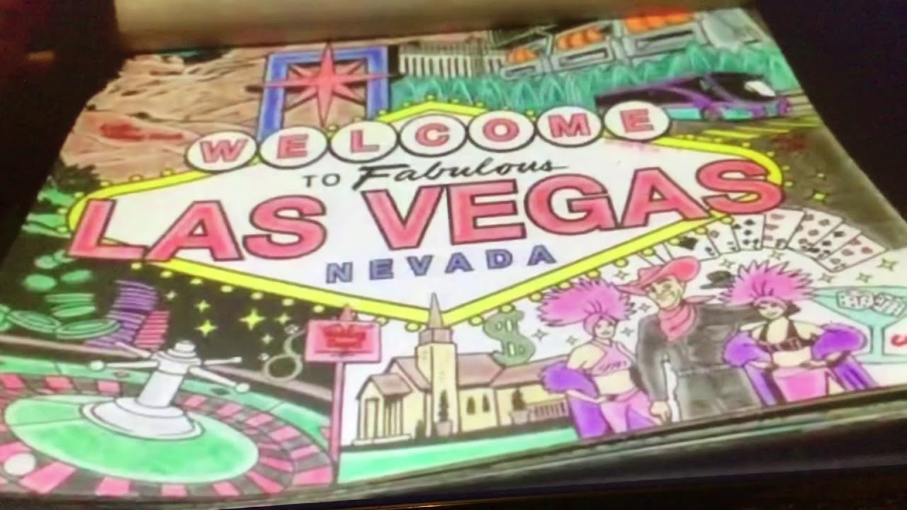 Las vegas coloring pages