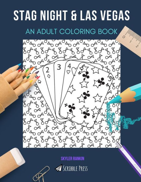 Barnes and noble stag night las vegas an adult coloring book an awesome coloring book for adults the summit