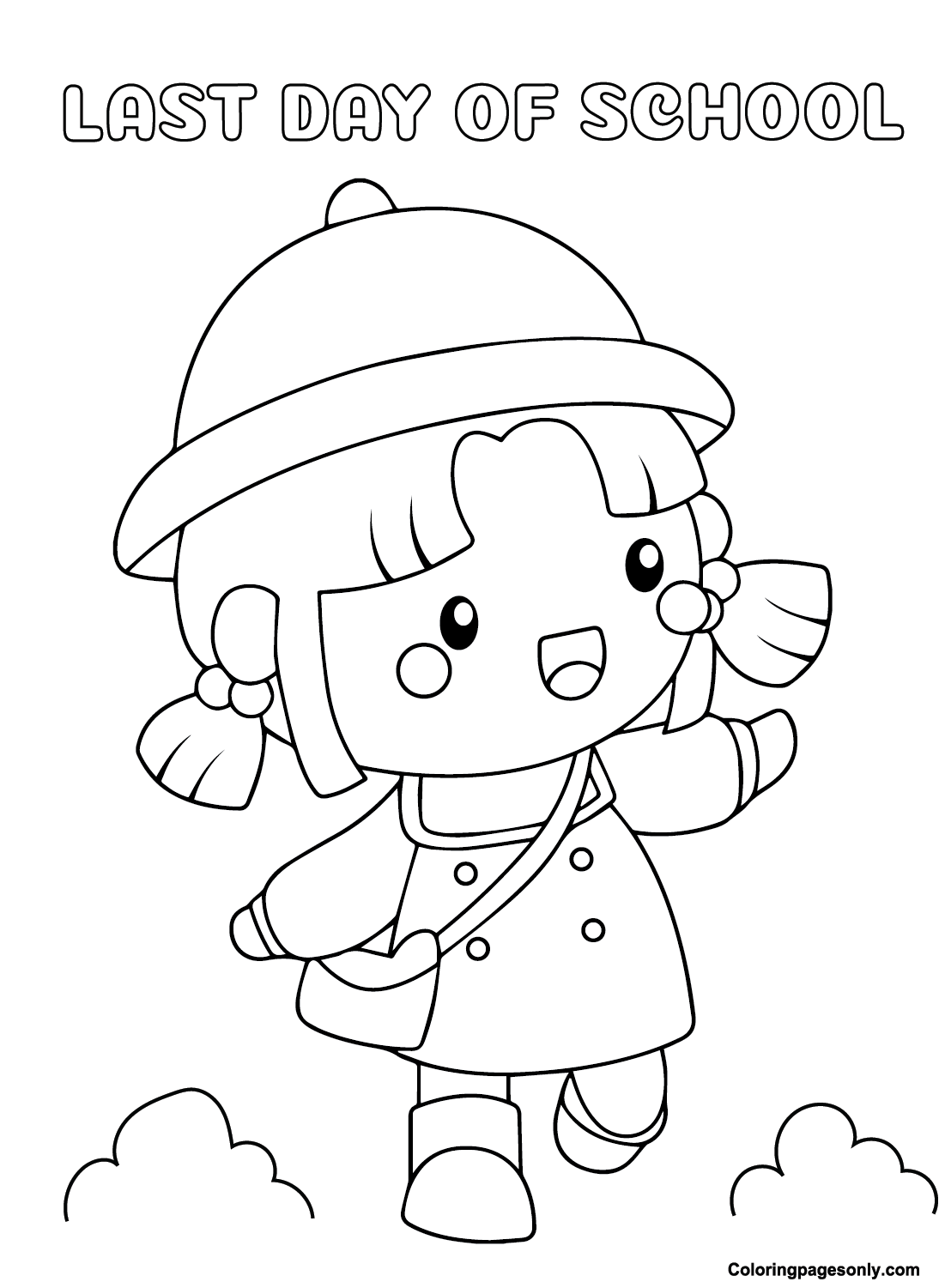 Last day of school coloring pages printable for free download