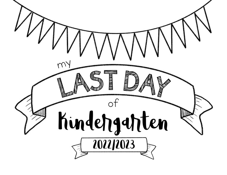 Free printable last day of school signs