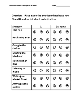 Last stop on market street worksheets by creative mindz tpt