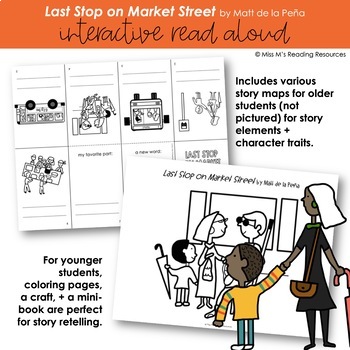 Last stop on market street craft read aloud and activities gratitude activities
