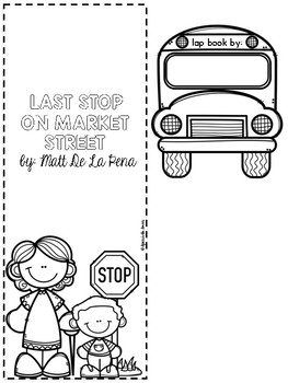 Last stop on market street literature lap book by speech is sweet
